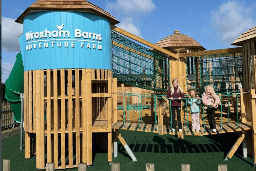 Wroxham Barns adventure farm photographed for social media content